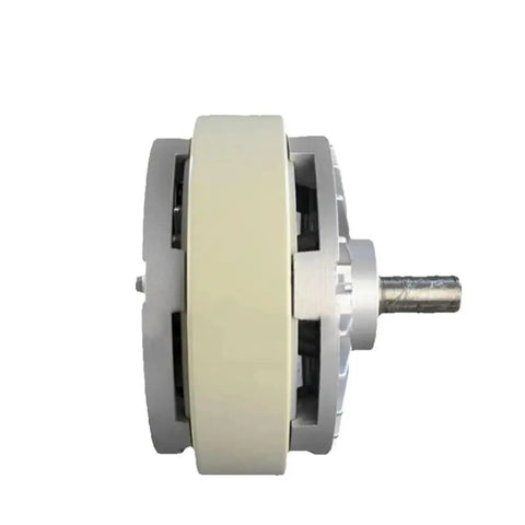 Side view of Rock Solid 2.5kg Capacity Single Axis Magnetic Powder Brake FZ25A-1 for Precision Automation, Includes FZ50A-1