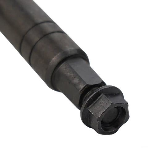 Beefy Exercise Bike Middle Wheel Axle Replacement Shaft For Front Fork With Nuts 20mm 165mm Length 60mm Hole Spacing Black Metal