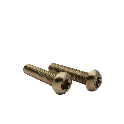 Straight Up Top Shelf Fifty Pack Of Torx Drive Machine Screws Fasteners Crafted For Woodworking And Diy Builds Featuring Button Pan Heads and High Grade Steel
