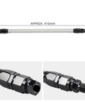 Premium Motorcycle Oil Tank Drain Hose Kit For Ktm 950 Adventure And 990 Adventure R Models Years 2004 To 2012 Replacement Parts Durable Leak-Free Flexible Fuel System Maintenance Essential Gear, approx 410mm braided hose