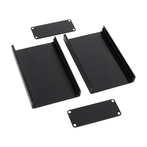 Heavy Duty 80x50x20mm Aluminum Electrical Project Case With Lightweight Metal Cover Perfect For DIY Electronics Build And Custom Circuit Storage components including enclosures and covers