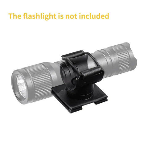 Mask Strap Mount Clip For D560 Dive Light, Snorkel Gear Light Holder for Night Diving and Underwater Photography, black clip