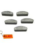 Woodruff Key Kit 5 Pack For Pit Dirt Bike Crank Or Flywheel Timing Key Locator Durable Replacement shown with keychain