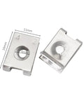 Close-up of U clips from 20 Pcs Stainless Steel Self Tapping Screws With U Type Clips For Auto Body Panels Tough As Nails Rustproof