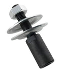 Two Set 8mm Motor Arbor Adapter Kit For Bench Grinder And Polisher Sander Extension Shaft with washers and nuts