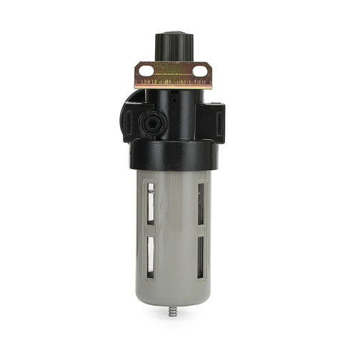 All In One Pro Grade Air FRL Unit with Filter Regulator Lubricator and Separator for Quarter Three Eighths and Half Inch Lines