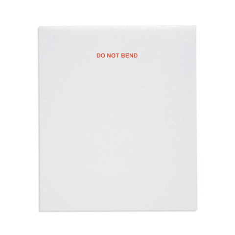 Do Not Bend 25 Pack Rigid Cardboard Mailers 12.75x15 Photo Mailers with clear text and smooth white surface for protection