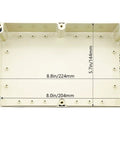 Rugged Abs Plastic Junction Box Boasting Ip65 Waterproof Seals And Dustproof Design showcasing interior measurements 224x144mm.