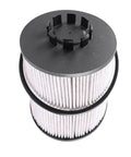 Coolant Filter A4722030255 Compatible With Cascadia Heavy Duty Engine Replacement, cylindrical design with pleated filter material.