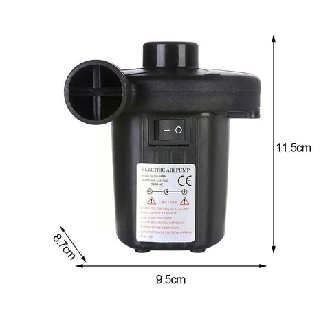Portable Electric Air Pump Mini 12v Compressor Inflator With 3 Nozzles For Mattress Boat Camping Toys Vacuum Seal Bags Home Outdoor Use Lightweight Durable Easy Carry
