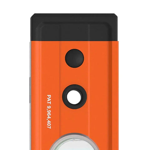 Heavy Duty 48 Inch Box Level With Three Precision Vials Dead On Readings Safety Orange Aluminum Body For Working Roughnecks And Weekend Warrior Builders Everywhere