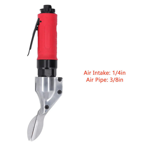 Heavy Duty Pneumatic Metal Shear Cutter With Boss Level Ergonomic Rubber Grip Air Powered Scissor Snips That Cuts Like Butter Iron Aluminum And Stainless Steel
