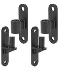 Heavy Duty Gate Hinges 304 Stainless Steel Wall Mount Rustproof For Farm Fences And Garage Doors Black Finish Five Eighths Pin Two Pair Set