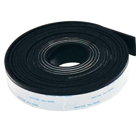 118 Inch Splinter Guard Replacement Strip For Saw Guide Rails Black Continuous Roll in coiled position