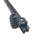 Beefy 3D Printer Cable Gland Mount And PG7 Adapter For Voron 0 2 Extrusion Aluminum CNC Rear Umbilical Mounting Accessory Built Tough For Solid Cable Management, black aluminum PG7 mount