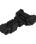 Heavy Duty Black Abs Hood Latch Lock Catch With Secure Bumper Retainer Clips For Cars And Tool Cabinets Ensures Tight Closure And Easy Install Every Time close-up