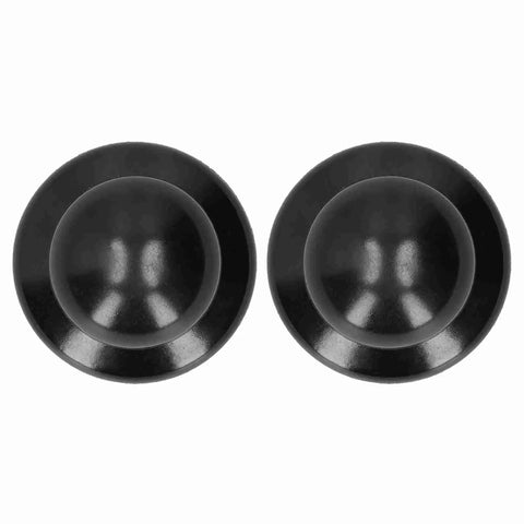 Upgrade Your Kitchen Crew With This Badass Pot Lid Handle Kit Featuring High Quality Phenolic Plastic Knobs For Sturdy Universal Cooking Pots With Simple Setup And Tough Grippy Handles For Any Chef On The Block. Two black phenolic plastic pot lid knobs