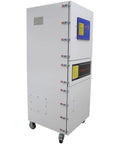Industrial Pulse Dust Collector With PTFE Filter For 0.3 Micron Dust And 99.8 Percent Efficiency, 2.2 kW, 220V side view