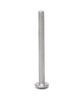 Dang Tough 40 Pcs M4 X 45mm Truss Head Machine Screws For Cabinet Drawer Knobs Pull Handles Phillips Drive Heavy Duty 304 Stainless Steel Rust Proof Hardware, single screw view.