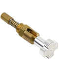 Heavy Duty Motorcycle Carburetor Fast Idle Screw And Manual Choke Plunger for Precision Throttle Control, metal and spring components.