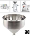 Heavy Duty 30L Filling Machine Hopper, 10 Gallon Stainless Steel 304 Food Grade, Large Pneumatic Liquid Paste Hopper
