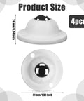 4 Pack Mini Caster Wheels For Maker And Explore Air Self Adhesive Roller Ball Bearings 360 Degree Rotation Dimensions View