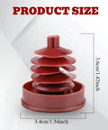 Heavy Duty Red Hydraulic Power Steering Reservoir Cap Slick Aftermarket Fluid Lid Cover Dead Nuts Reliable Screw Top Plug For Cars And Trucks Smooth Ride Replacement 53697SB3952, 3.6cm height, 3.4cm diameter