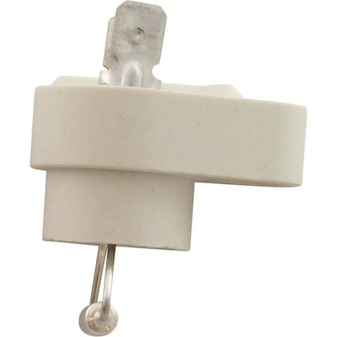 Side view of Thermal Cut Off Fuse Kit 106 To 156 Degree Replacement For Heating Systems 005899F, white plug-and-play safety switch.
