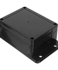 Waterproof Electrical Junction Box Enclosure 115x90x55mm With Mounting Ear for safe power wiring, black plastic design