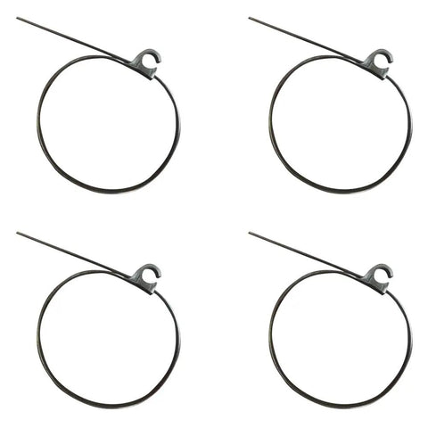 Hella Rugged Fire Extinguisher Hose Cables With Clips 50 Pack Half Inch Black replacement clips for twenty pound units.