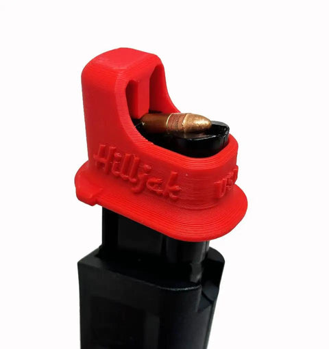 Savage 62 64 954 22LR Magazine Speed Loader Quickie Loader Ergonomic Design For 10Rd And 20Rd Rifle Magazines Red Finish