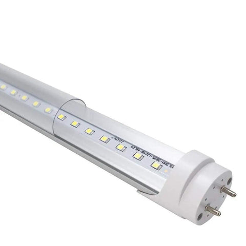 2Ft LED T8 Tube Ballast Bypass Daylight 5000K Dual End Lighting 1000 Lumens 10W 24W Fluorescent Replacement Clear Cover