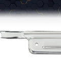 Top Shelf Chrome Door Sill Plates Pair, chrome metal detail, plug and play hardware, for Chevy and GMC trucks 1967-1972.