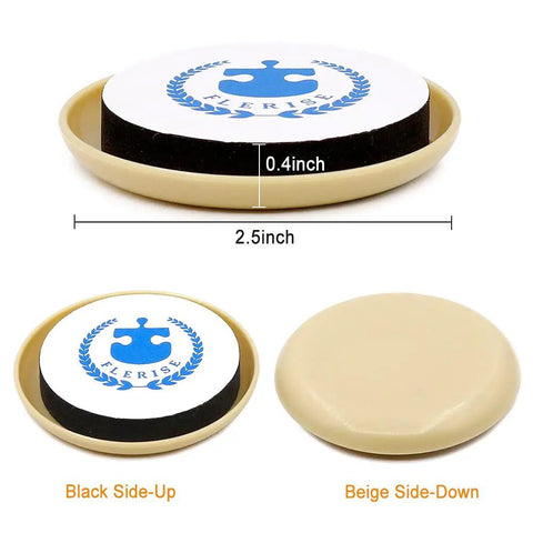 Self-Stick Furniture Sliders 16 Pack 2.5 Inch For Carpet And Hard Floors Move Heavy Furniture Effortlessly With Adhesive Glider Pads