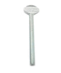 Top Shelf 10 Pack Galvanized Carbon Steel Thumb Screws 1/4-20 X 2-1/2 Inch Knurled Wing Bolt close-up view