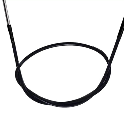 Close-up of Beefed Up Heavy Duty Lawn Mower Cable Replacement for 30 Inch Grass Trimmer showing coiled cable design.