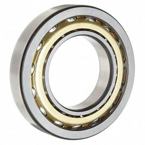 Precision Angular Contact Ball Bearing 170 X 360 X 72Mm Model 7334 Bcbm showing steel and brass materials for heavy duty use.