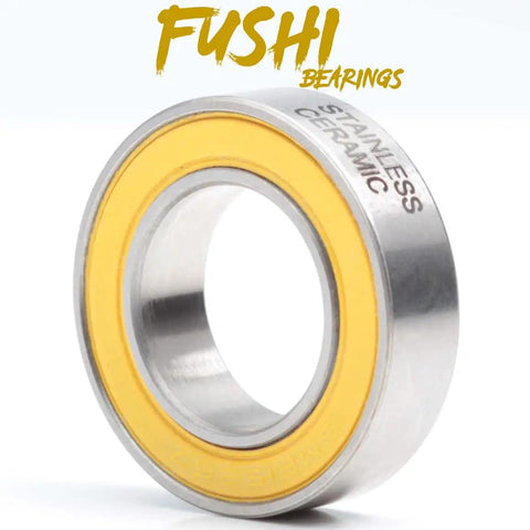 Ceramic Hybrid Radial Bearing 15X26X7Mm 152672RS Stainless Steel For Bicycle Hub XCR Front And Rear Wheels ABEC 3 Sealed
