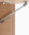 30N 6 Inch Gas Struts Lift Supports for Cabinets Toy Boxes Chests and Tool Boxes Soft Open Lid Hinges Gas Springs Silver 4 Pack