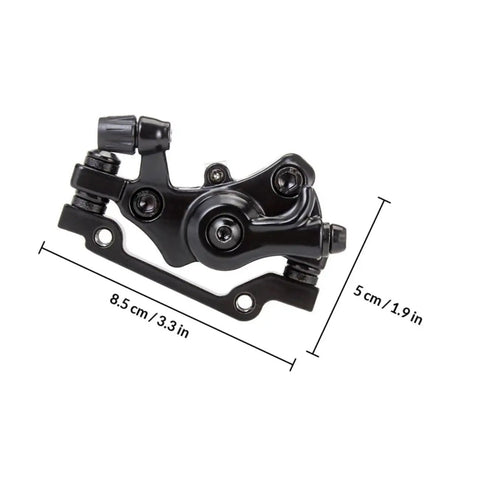 Top Shelf Aluminum Alloy Disc Brake Kit Two Sets Front Rear Mechanical Calipers black caliper 8.5cm x 5cm for bikes