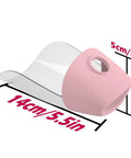 Toddler Faucet Extender 4 Pack Splash Free Sink Water Guide Kid Handwashing Helper image showing dimensions 14cm x 5cm in pink silicone.