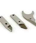 Heavy Duty 18 Gauge Sheet Metal Shear Blade Replacement Cuts Like Smoke Hardened Steel Edge Fits DeWalt Makita Milwaukee Power Shears set of three blades