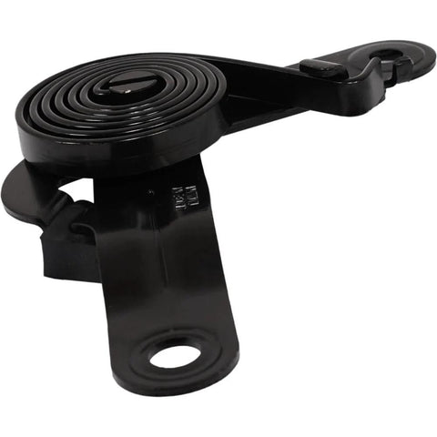 Black metal hood hinge assembly with spiral coil, for Chevy Silverado/Sierra 1500 trucks