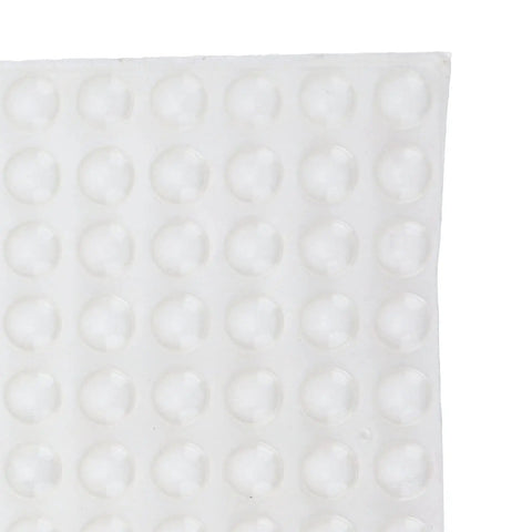 Transparent Adhesive Rubber Feet Pads 8x2.5mm, No Slip Bumper Pads sheet for glass ceramic plastic metal surfaces, 100 pieces