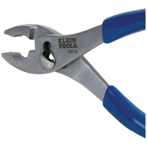 8-Inch Slip-Joint Pliers With Shear-Type Cutter For Precise Wire Cutting, Serrated Jaws For Sure Grip, Dual Jaw Positions