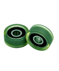 10 Pieces Transparent Flat Cover Nylon Roller With Pillow Block Bearings Set 6 mm Bore 21 mm Pulley Diameter 8 mm Thick 606RS Bearing