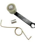 Heavy Duty Chain Tensioner With Roller Kits That Keeps Your Bashan 200cc BS200 ATV Quad Running Smooth And Reliable For A Long Time Without Drifting Or Slipping, black steel roller kit with spring