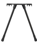 Lightweight Aluminum Folding Table Leg Set With Adjustable Height 36 To 59 Cm for camping tables and desks, black metal design