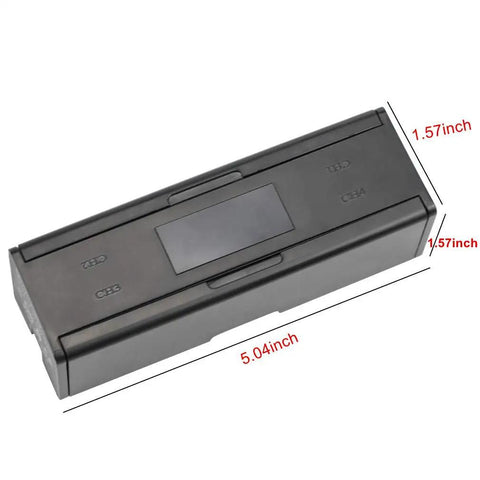 4 In 1 Foldable Battery Charging Hub For DJI Mavic 2 Pro Zoom Enterprise Drones with LCD display, 5.04 x 1.57 inch dimensions visible