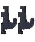 Wooden Sword Wall Mount Kit Two Pack For Katana Wakizashi Tanto Swords Display Holder With Smooth Edges Easy Install And Sturdy Rustic Finish